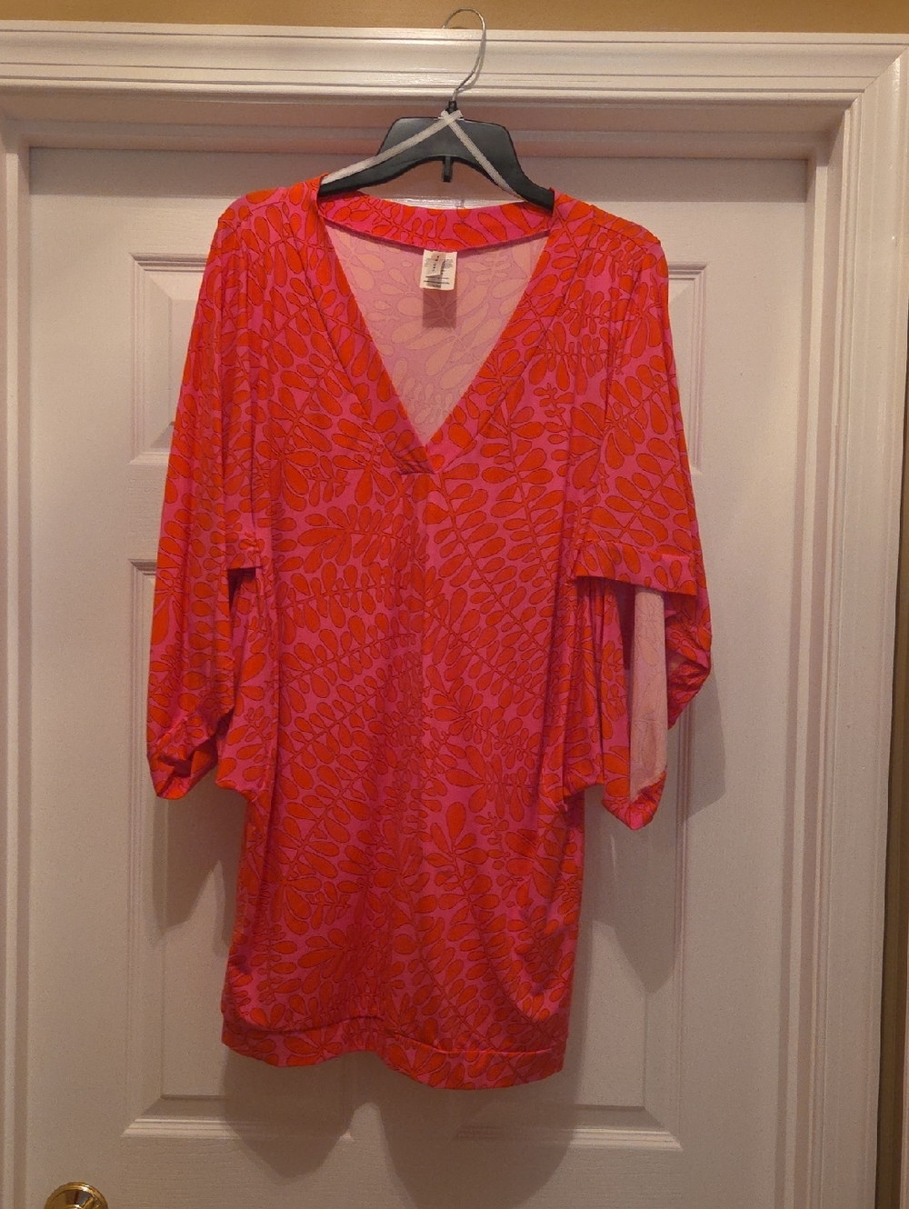 Trina Turk Pink and Orange Coverup